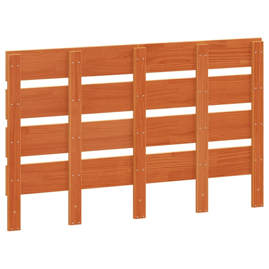 Hoofdbord 120 Cm Massief Grenenhout Wasbruin