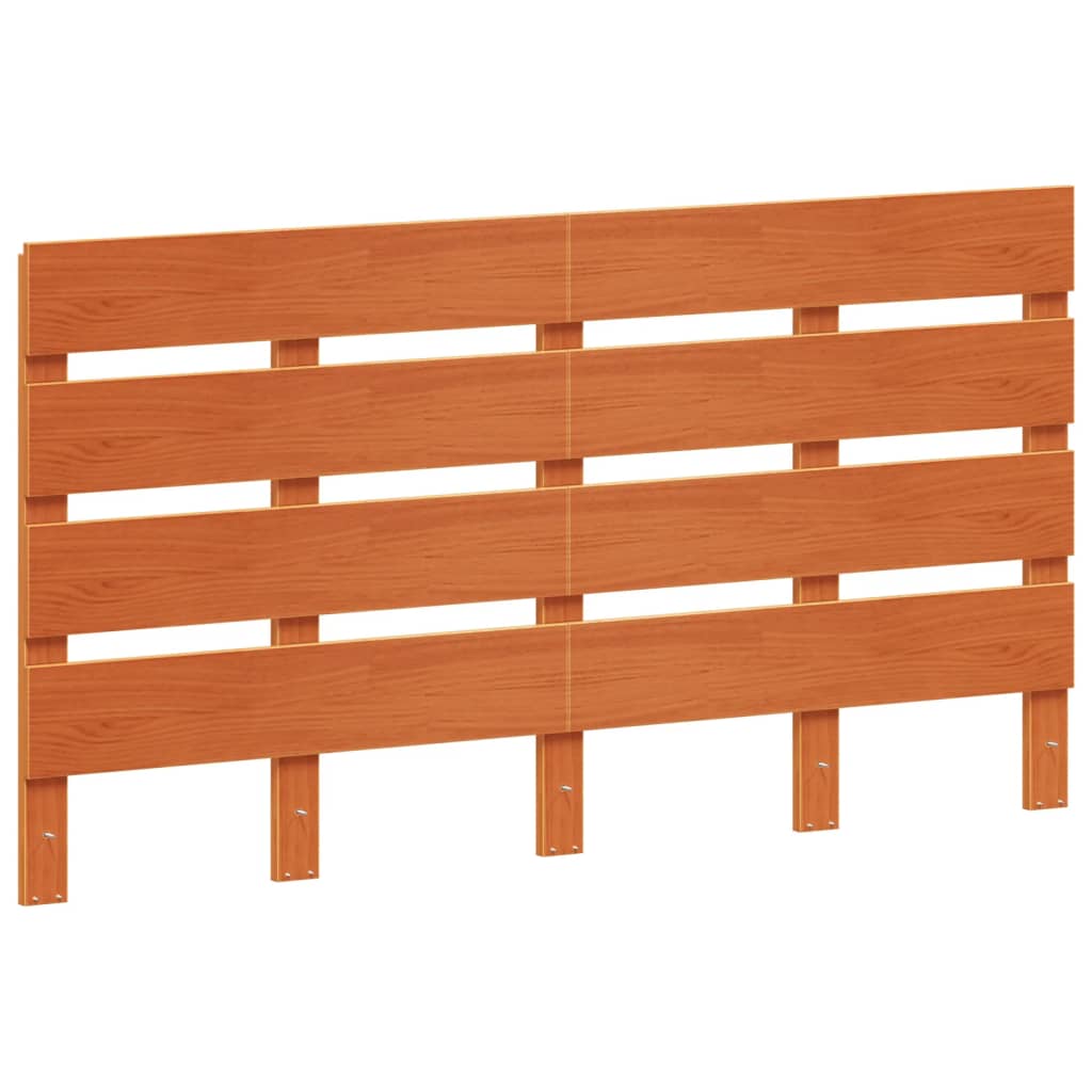 Hoofdbord 150 Cm Massief Grenenhout Wasbruin
