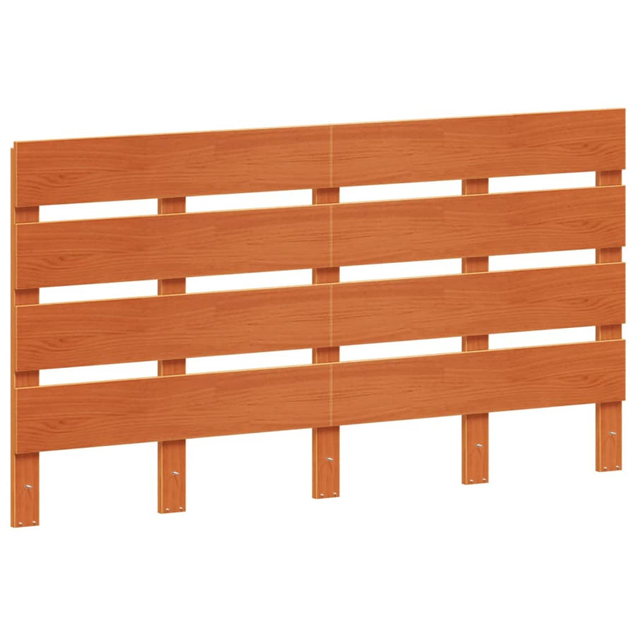 Hoofdbord 150 Cm Massief Grenenhout Wasbruin