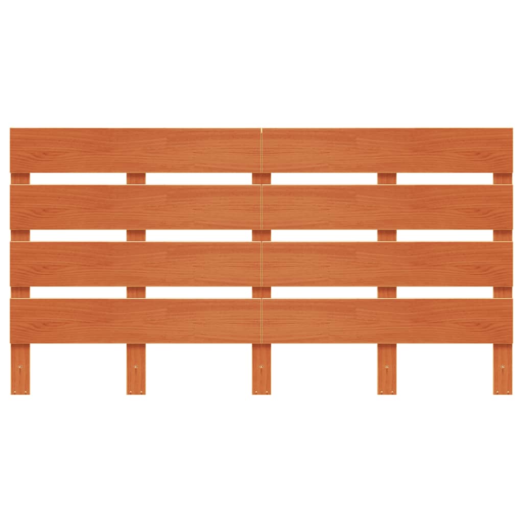 Hoofdbord 150 Cm Massief Grenenhout Wasbruin