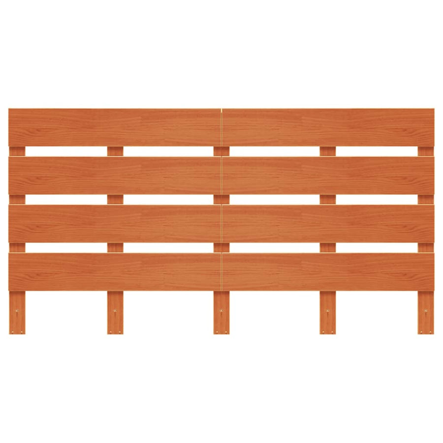 Hoofdbord 150 Cm Massief Grenenhout Wasbruin
