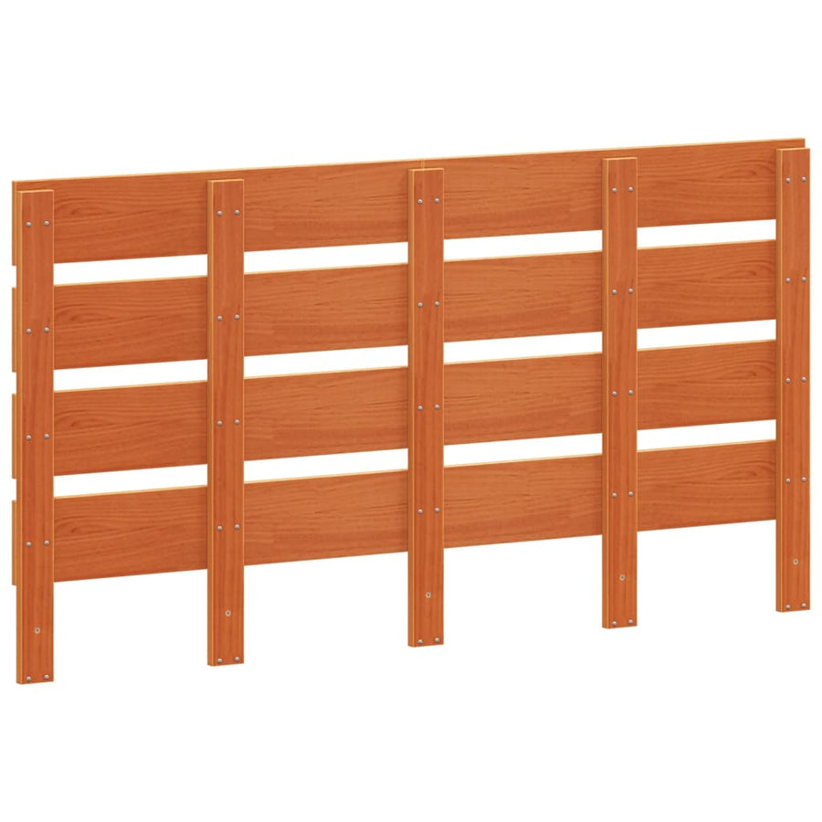 Hoofdbord 150 Cm Massief Grenenhout Wasbruin