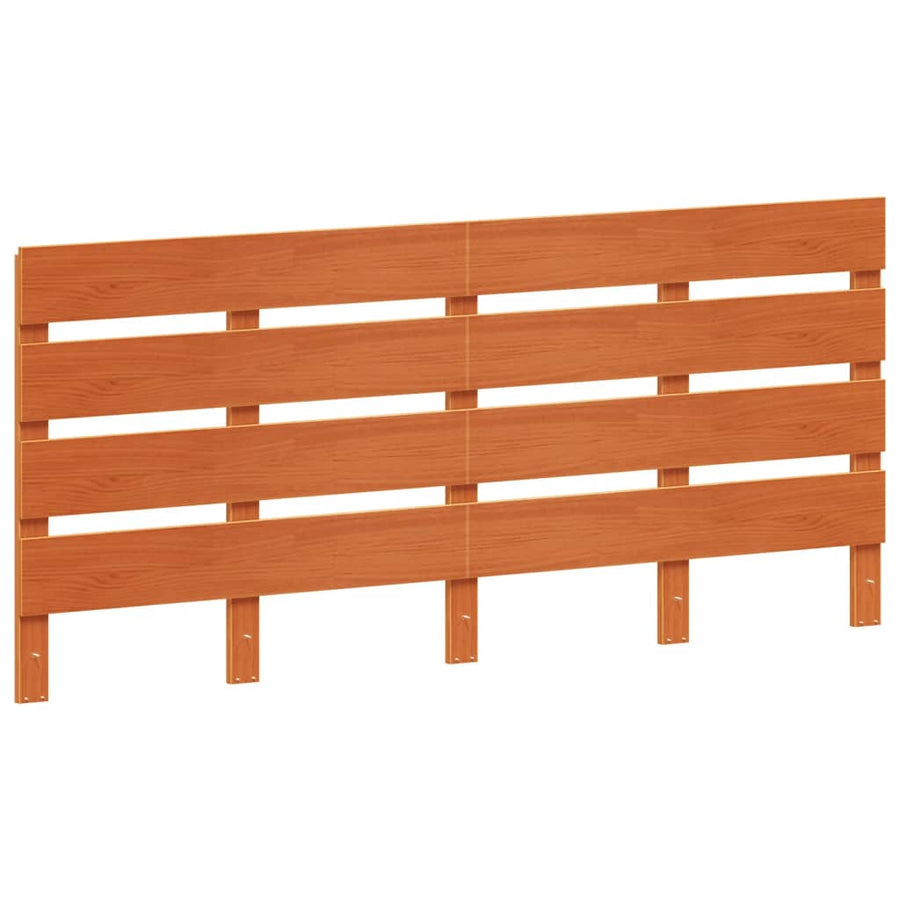 Hoofdbord 180 Cm Massief Grenenhout Wasbruin