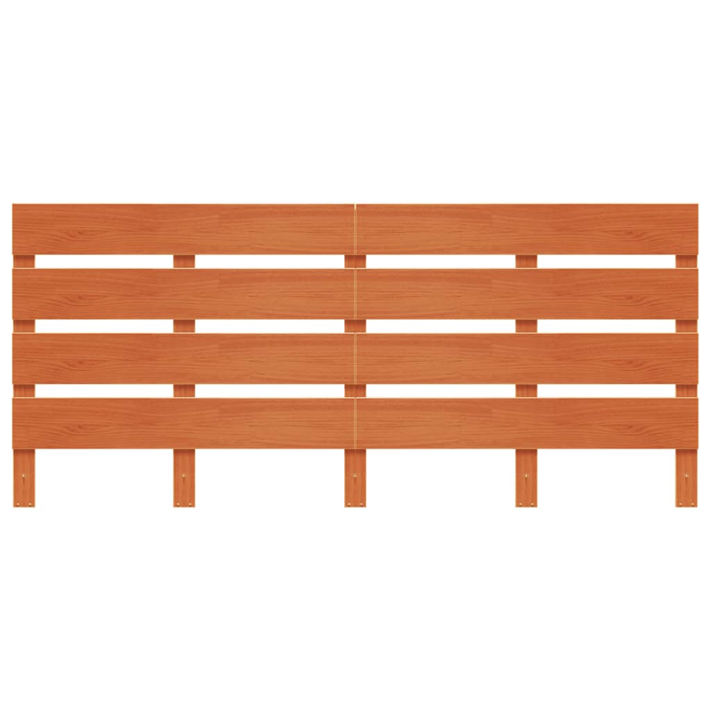 Hoofdbord 180 Cm Massief Grenenhout Wasbruin