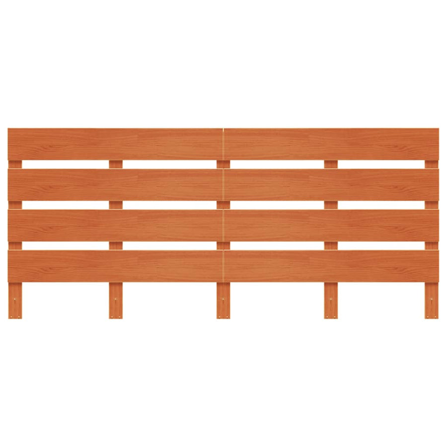 Hoofdbord 180 Cm Massief Grenenhout Wasbruin