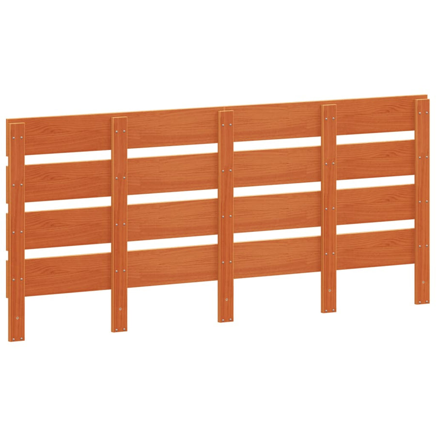 Hoofdbord 180 Cm Massief Grenenhout Wasbruin