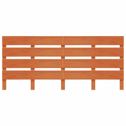 Hoofdbord 135 Cm Massief Grenenhout Wasbruin