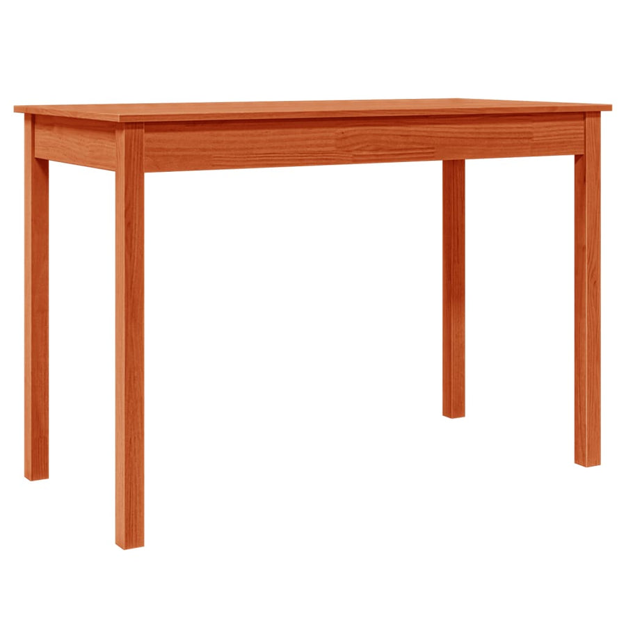 Eettafel 110x55x75 cm massief grenenhout wasbruin 110 x 55 x 75 cm Bruin