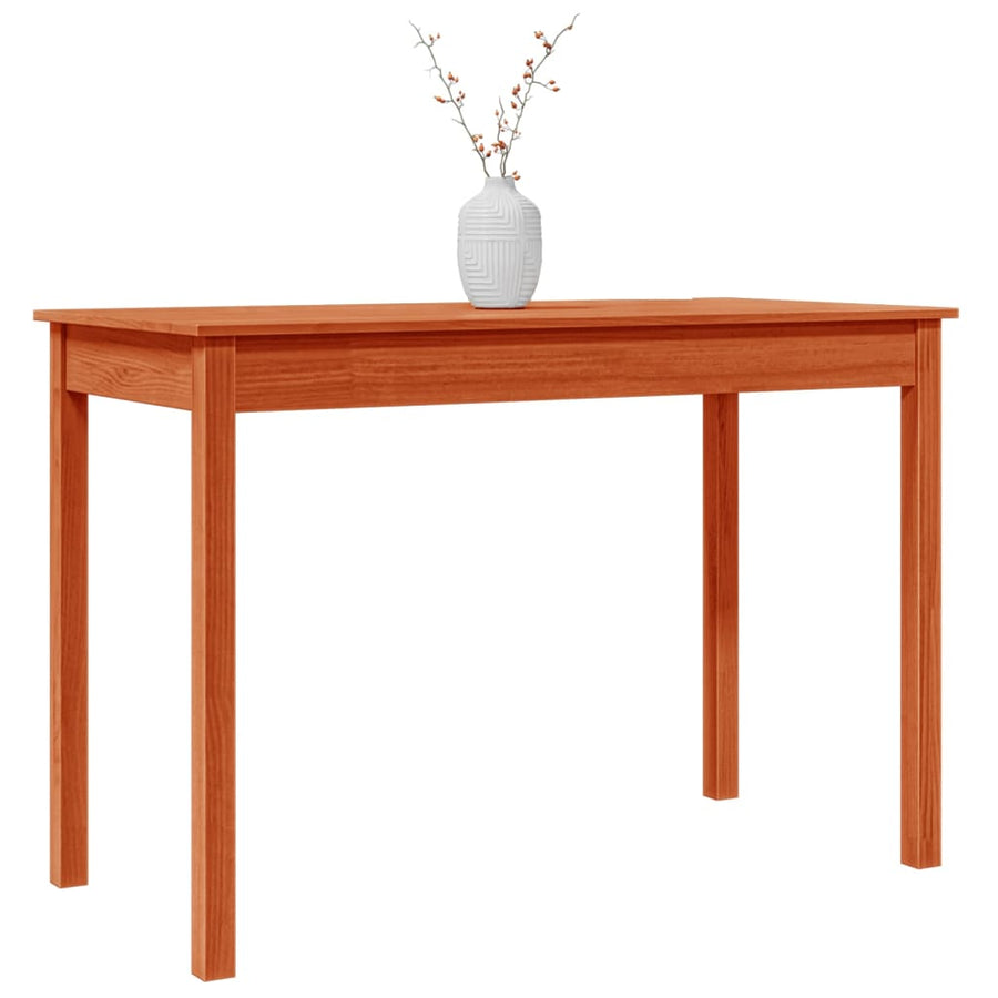 Eettafel 110x55x75 cm massief grenenhout wasbruin 110 x 55 x 75 cm Bruin