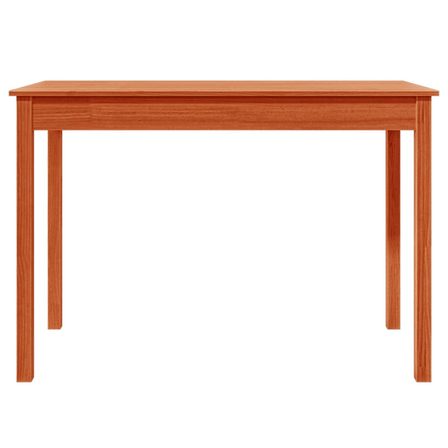 Eettafel 110x55x75 cm massief grenenhout wasbruin 110 x 55 x 75 cm Bruin