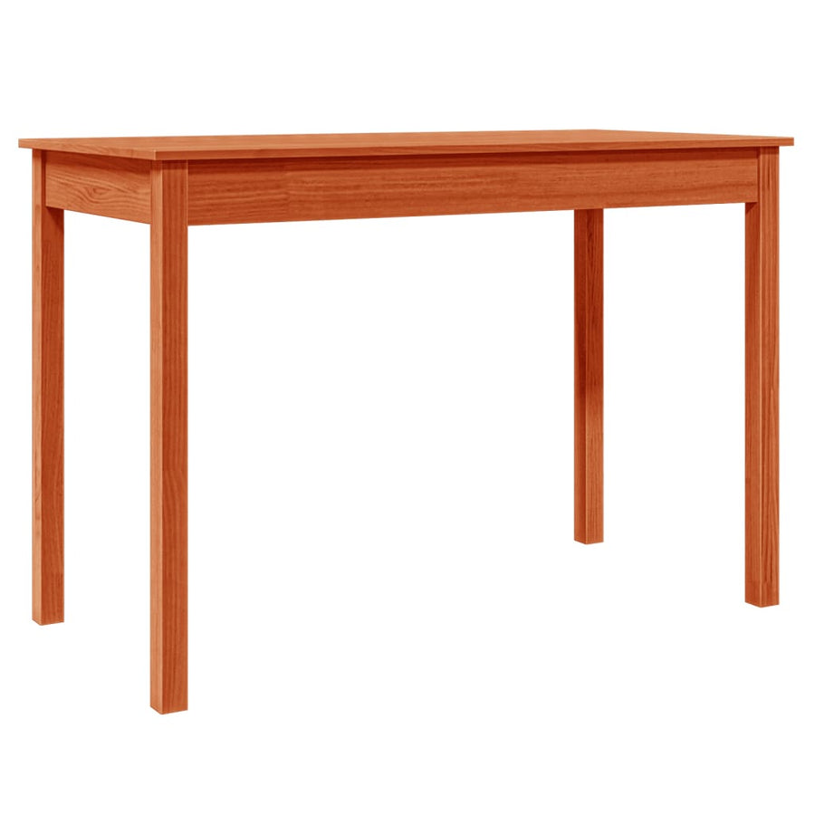 Eettafel 110x55x75 cm massief grenenhout wasbruin 110 x 55 x 75 cm Bruin