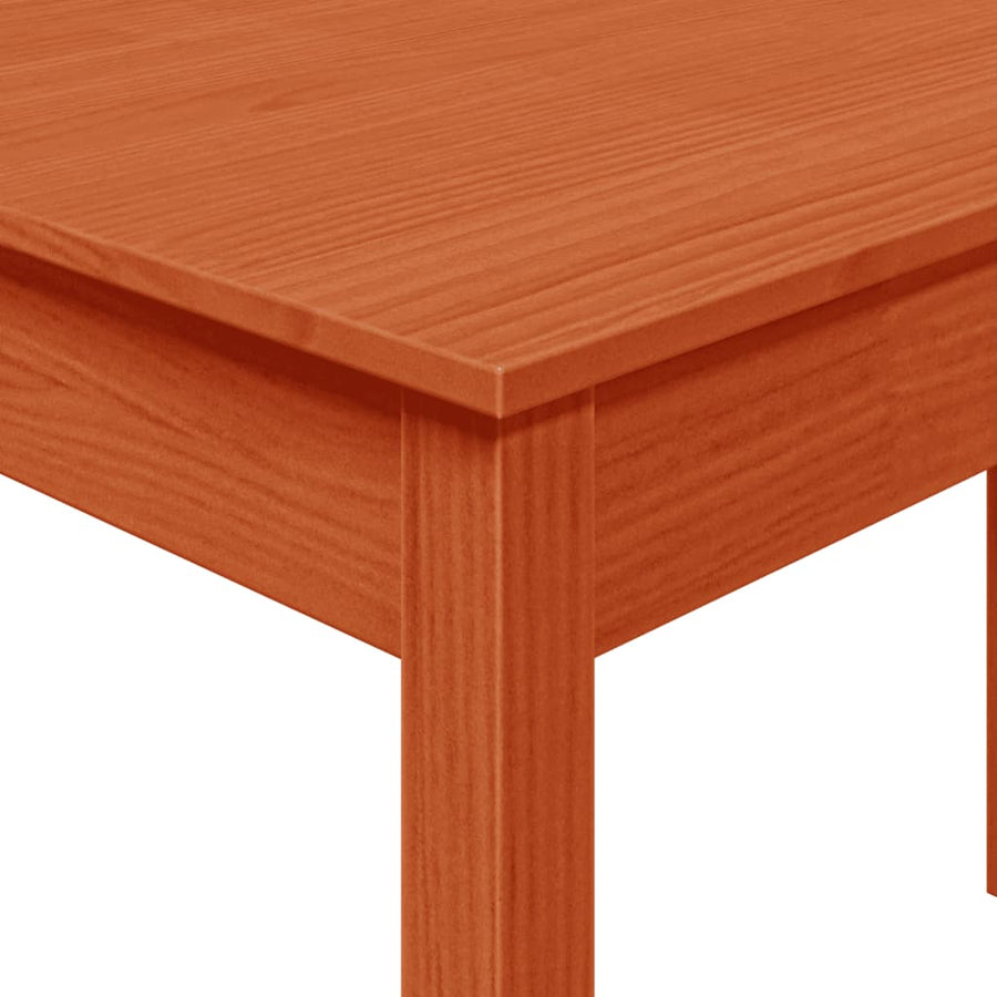 Eettafel 110x55x75 cm massief grenenhout wasbruin 110 x 55 x 75 cm Bruin