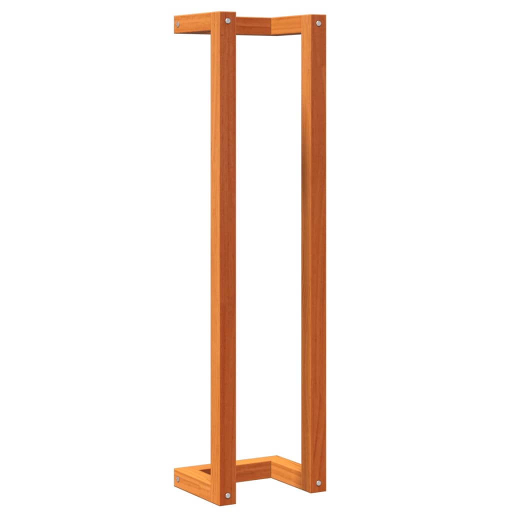 Handdoekenrek 23X18X90 Cm Massief Grenenhout Wasbruin