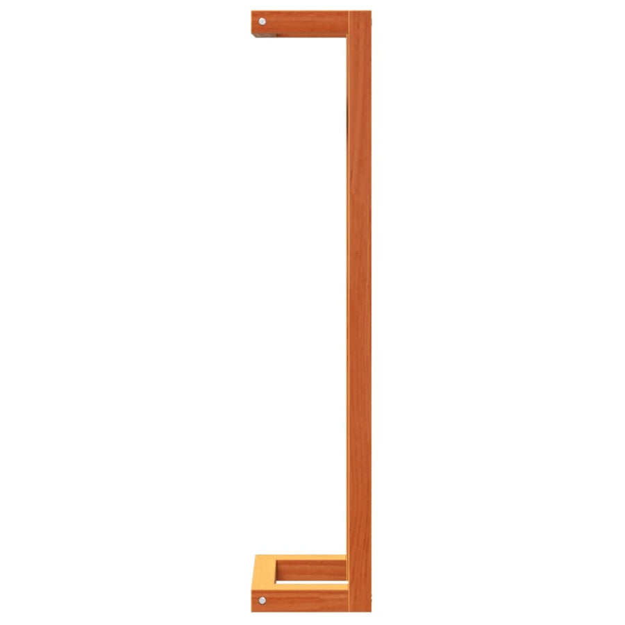 Handdoekenrek 23X18X90 Cm Massief Grenenhout Wasbruin