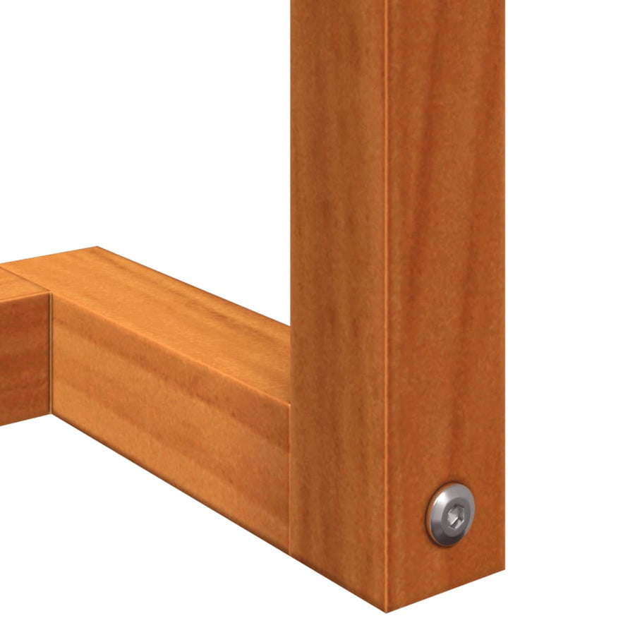 Handdoekenrek 23X18X90 Cm Massief Grenenhout Wasbruin