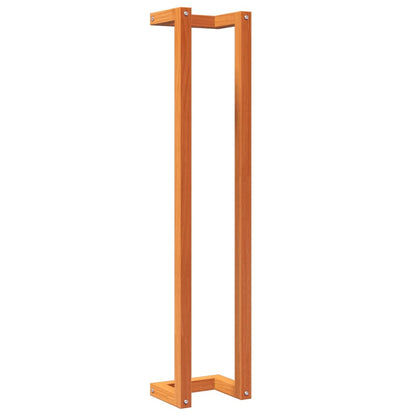 Handdoekenrek 23X18X110 Cm Massief Grenenhout Wasbruin