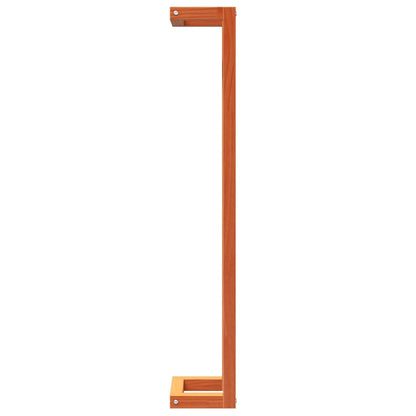 Handdoekenrek 23X18X110 Cm Massief Grenenhout Wasbruin