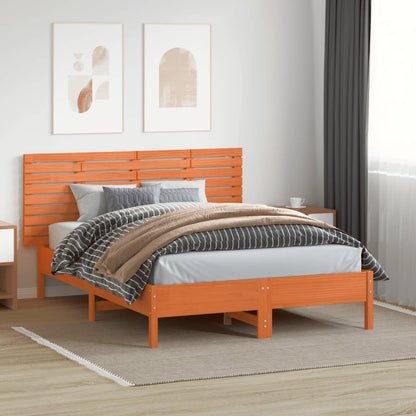 Hoofdbord wandmontage 166x3x63 cm massief grenenhout 166 x 63 cm Bruin