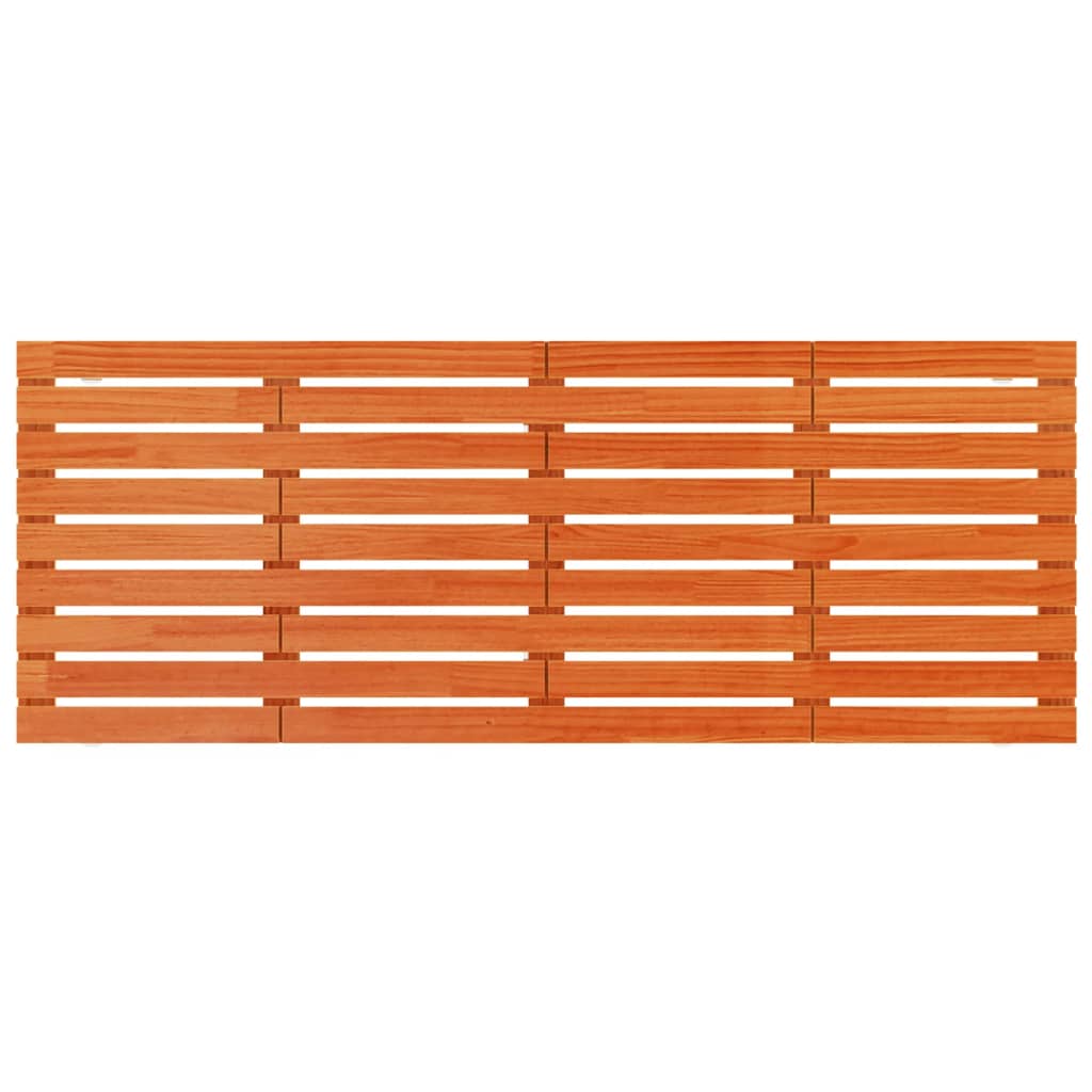 Hoofdbord wandmontage 166x3x63 cm massief grenenhout 166 x 63 cm Bruin