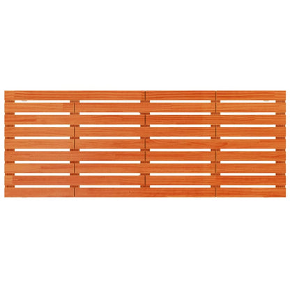 Hoofdbord wandmontage 166x3x63 cm massief grenenhout 166 x 63 cm Bruin