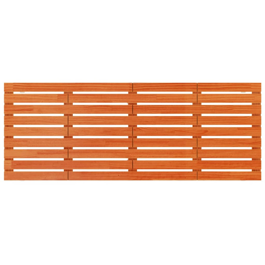 Hoofdbord wandmontage 166x3x63 cm massief grenenhout 166 x 63 cm Bruin