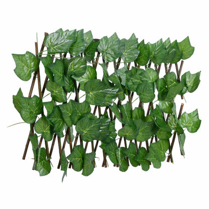 Kunstplant Druivenblad Latwerk 5 St Uittrekbaar 180X30 Cm Groen
