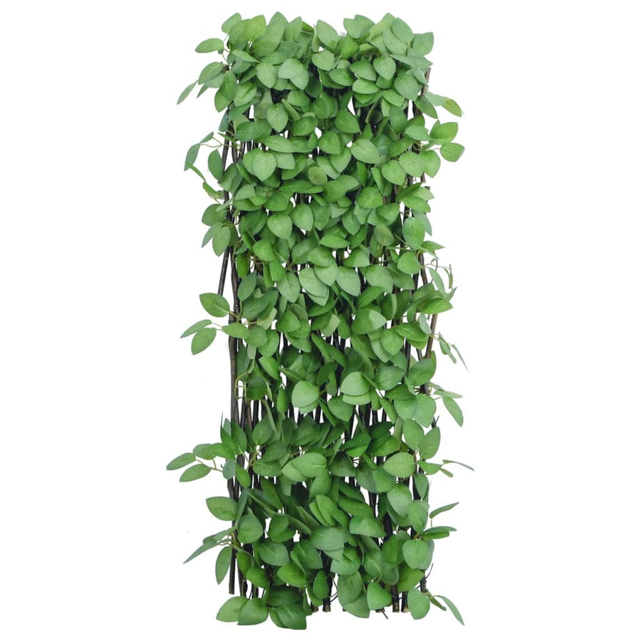  Kunstplant Klimop Op Latwerk Uittrekbaar 180X65 Cm Groen