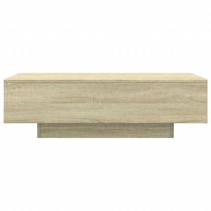 Salontafel 100x49,5x31 cm bewerkt hout sonoma eikenkleurig
