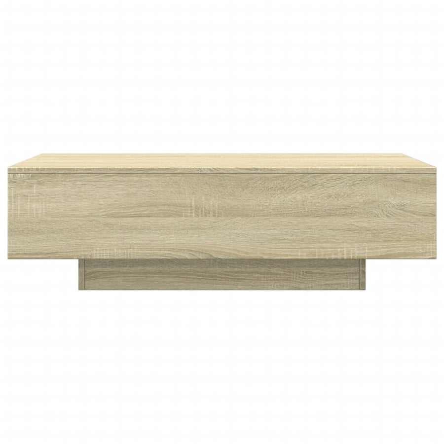 Salontafel 100x49,5x31 cm bewerkt hout sonoma eikenkleurig