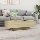 Coffee table 100x49.5x31 cm engineered wood Sonoma oak colour