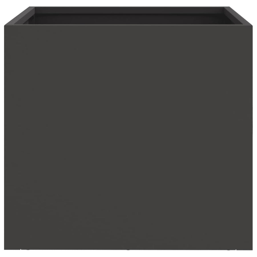 Plantenbak 32x30x29 cm koudgewalst staal zwart 1 32 x 30 x 29 cm Zwart