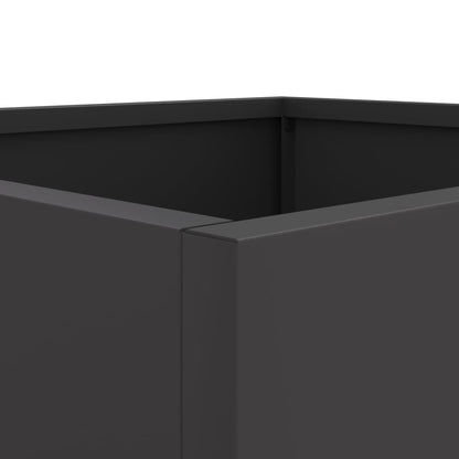 Plantenbak 32x30x29 cm koudgewalst staal zwart 1 32 x 30 x 29 cm Zwart