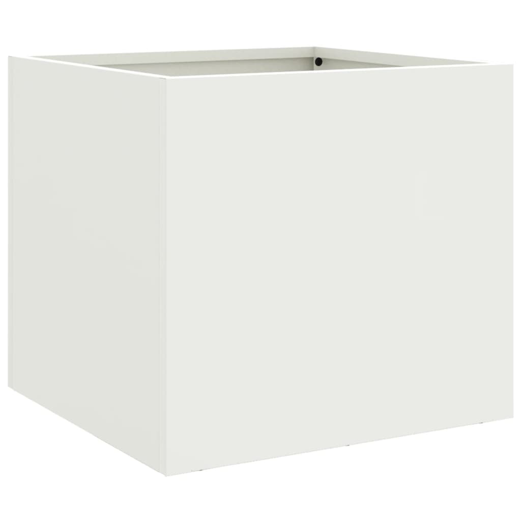 Plantenbak Staal Wit 1
