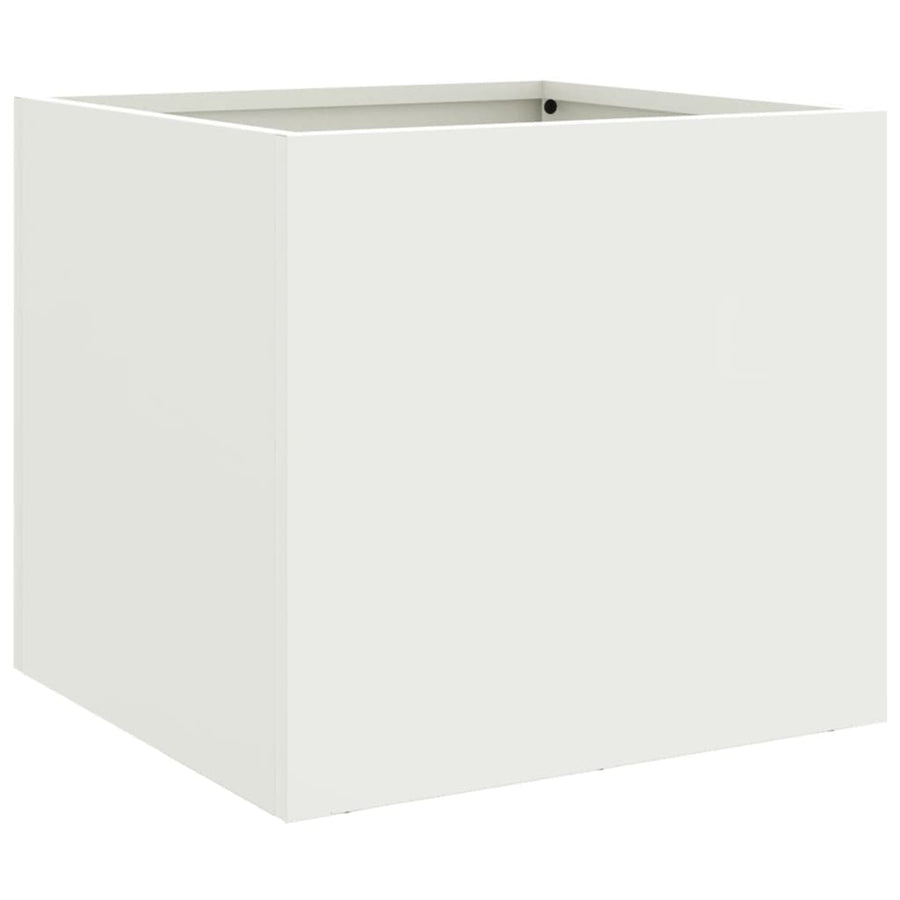 Plantenbak Staal Wit 1