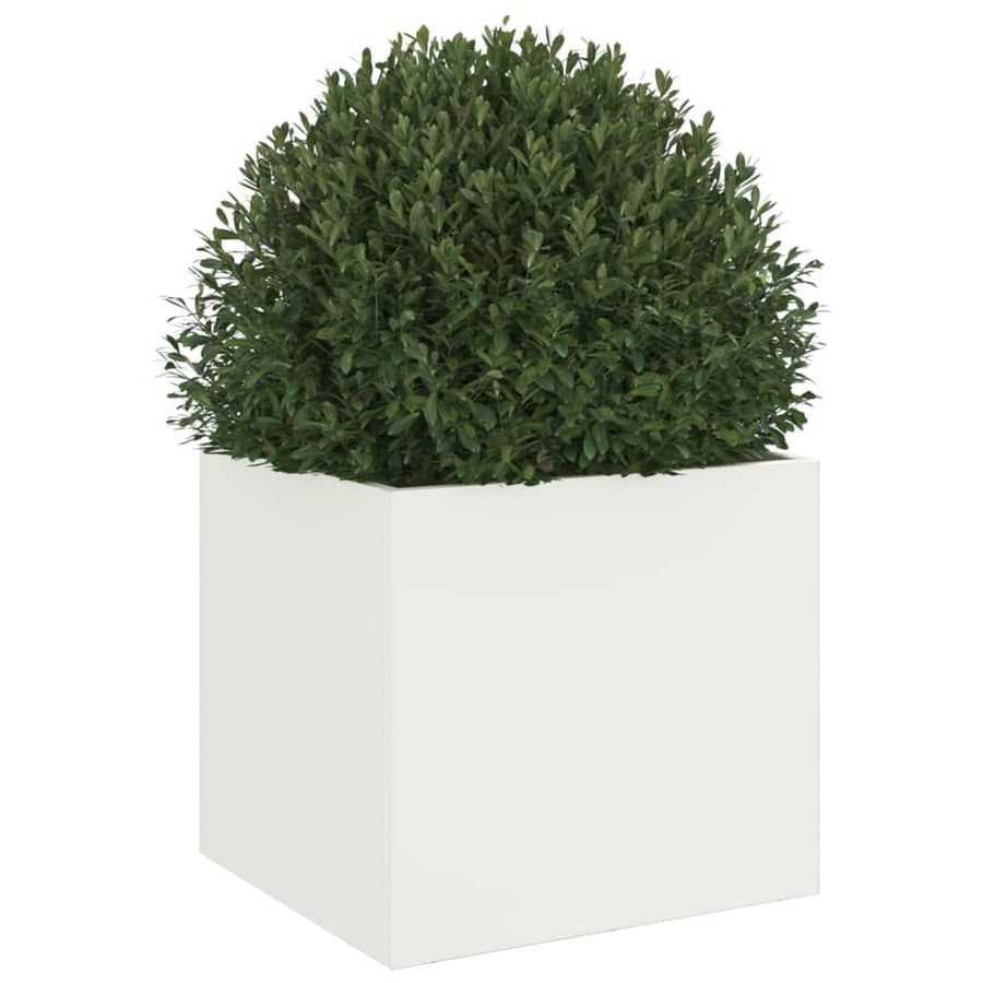 Plantenbak Staal Wit 1