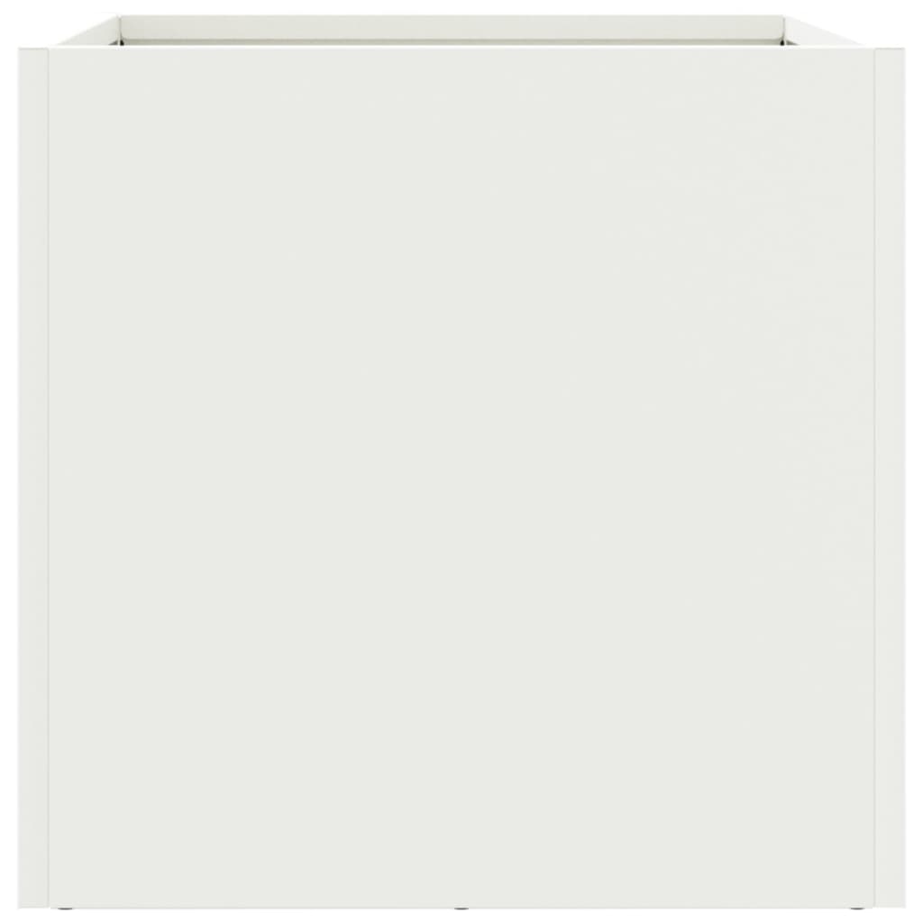 Plantenbak Staal Wit 1