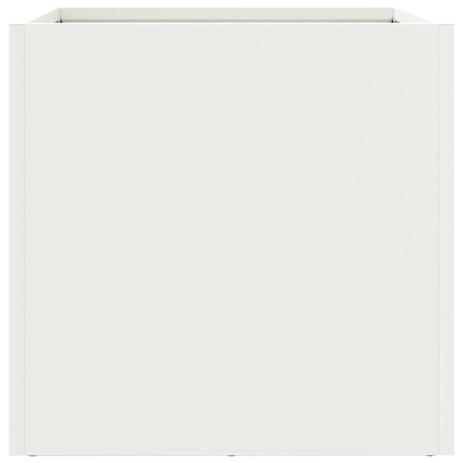 Plantenbak Staal Wit 1