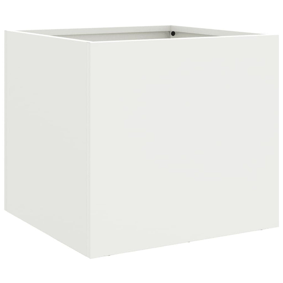 Plantenbak Staal Wit 1