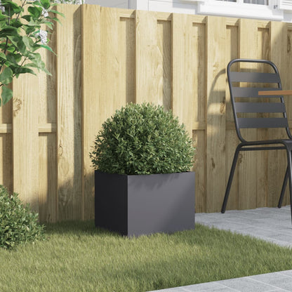 Plantenbak 32x30x29 cm koudgewalst staal antracietkleurig 1 32 x 30 x 29 cm Antraciet