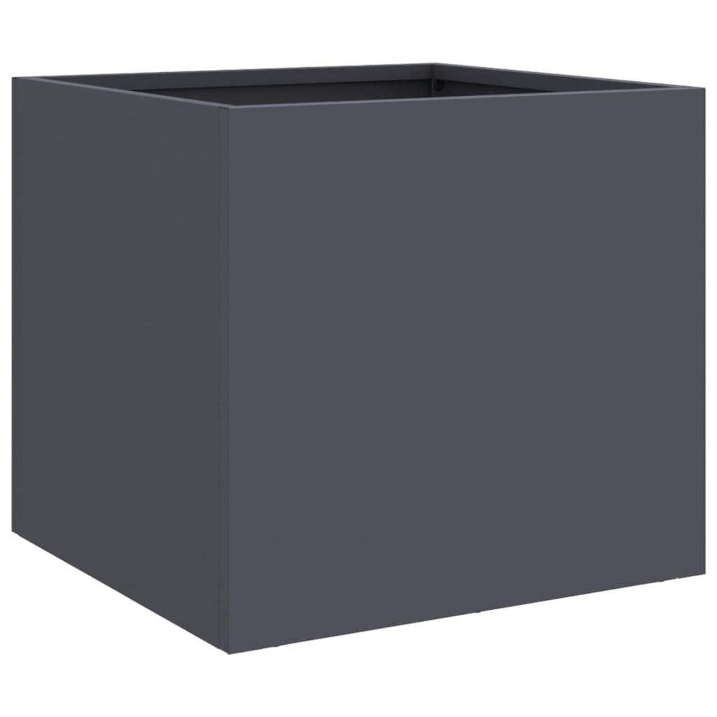Plantenbak 32x30x29 cm koudgewalst staal antracietkleurig 1 32 x 30 x 29 cm Antraciet
