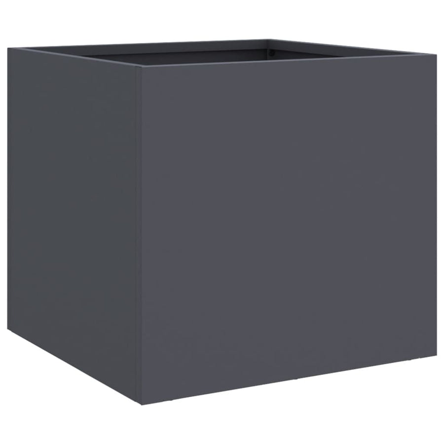 Plantenbak 32x30x29 cm koudgewalst staal antracietkleurig 1 32 x 30 x 29 cm Antraciet