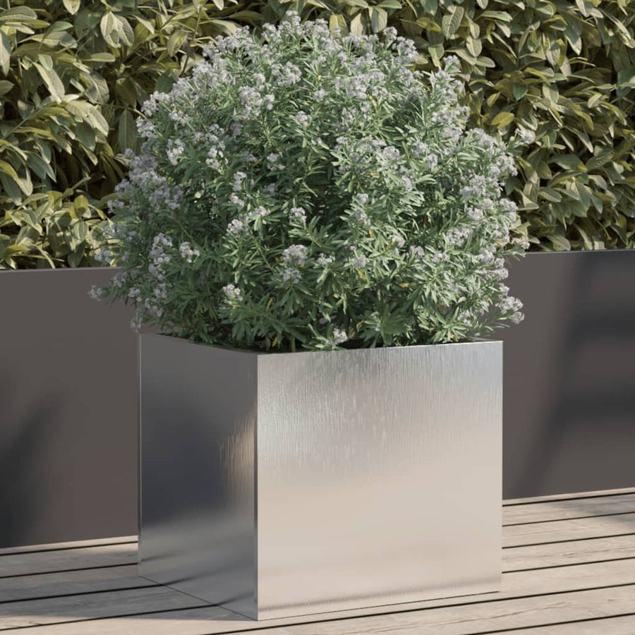 Plantenbak Roestvrij Staal Zilverkleurig 1
