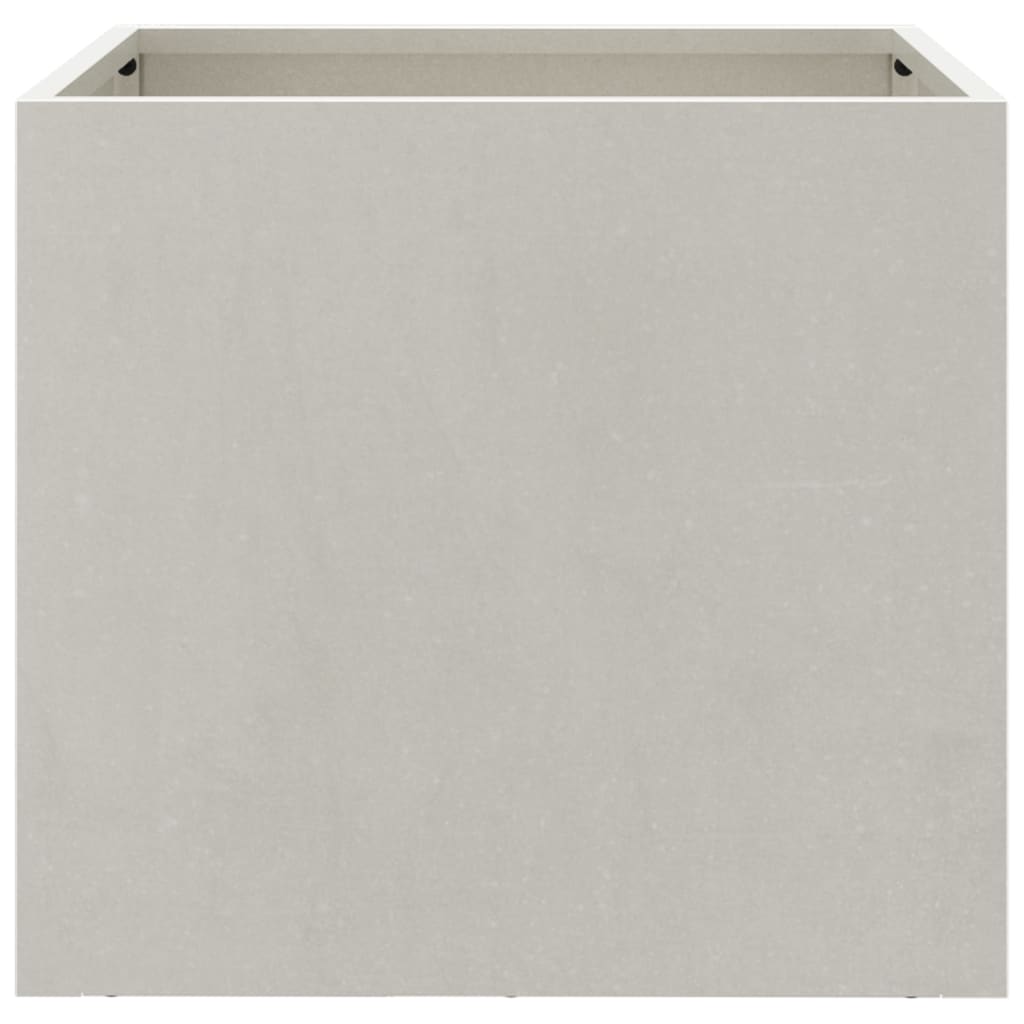 Plantenbakken 2 st 32x30x29 cm roestvrij staal zilverkleurig 2 32 x 30 x 29 cm Zilver