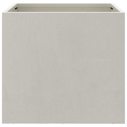 Plantenbakken 2 st 32x30x29 cm roestvrij staal zilverkleurig 2 32 x 30 x 29 cm Zilver