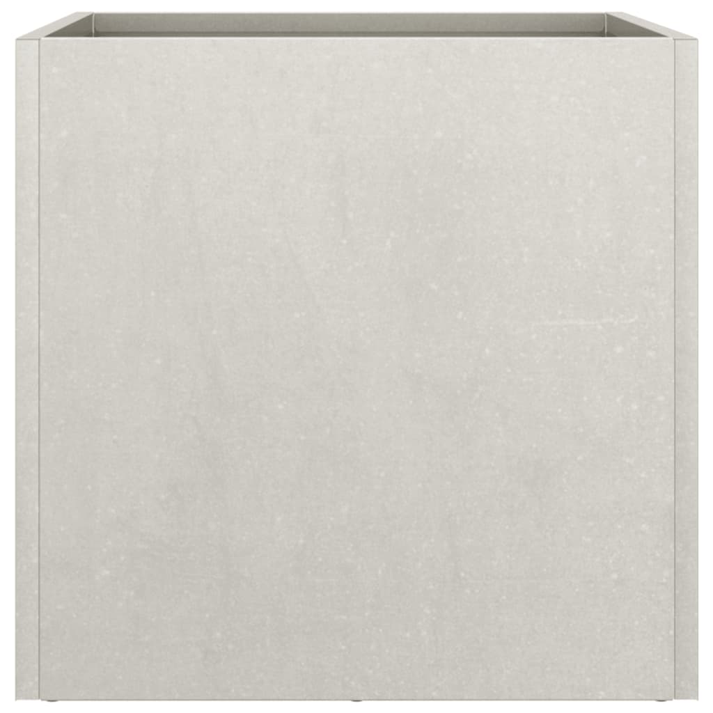 Plantenbakken 2 st 32x30x29 cm roestvrij staal zilverkleurig 2 32 x 30 x 29 cm Zilver