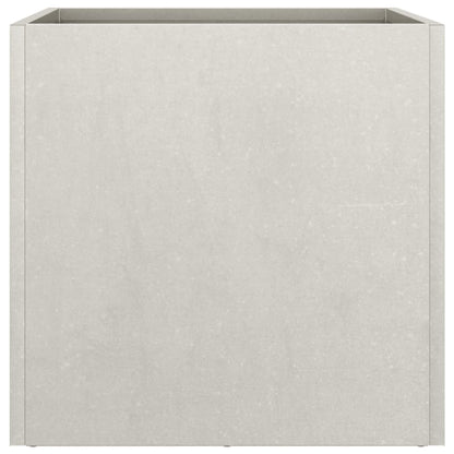 Plantenbakken 2 st 32x30x29 cm roestvrij staal zilverkleurig 2 32 x 30 x 29 cm Zilver