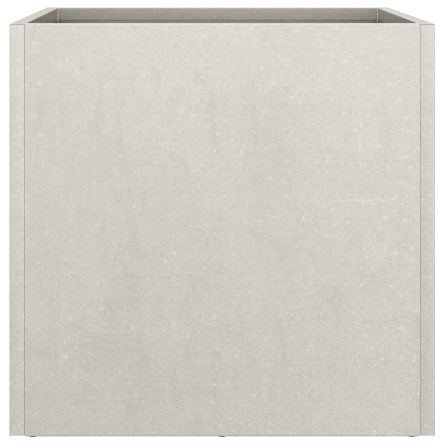 Plantenbakken 2 st 32x30x29 cm roestvrij staal zilverkleurig 2 32 x 30 x 29 cm Zilver