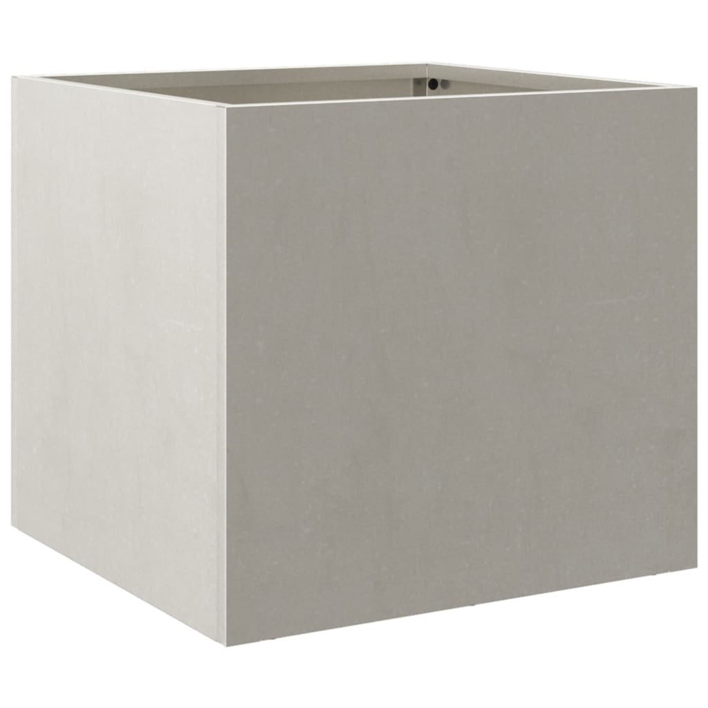 Plantenbakken 2 st 32x30x29 cm roestvrij staal zilverkleurig 2 32 x 30 x 29 cm Zilver