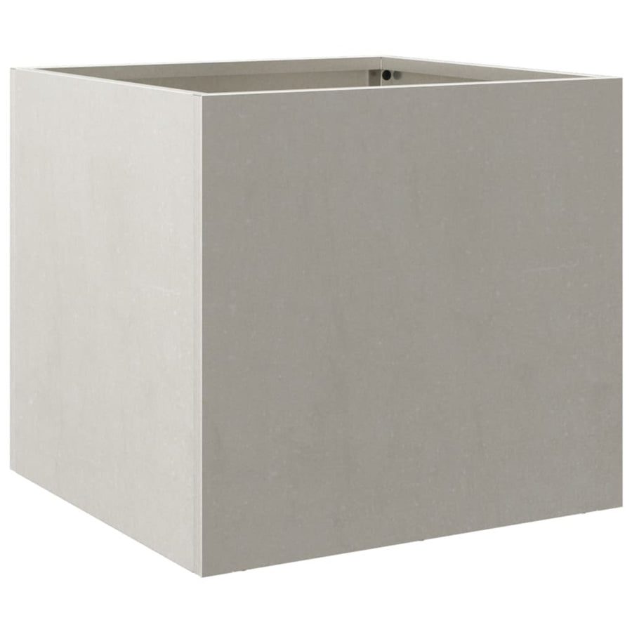 Plantenbakken 2 st 32x30x29 cm roestvrij staal zilverkleurig 2 32 x 30 x 29 cm Zilver