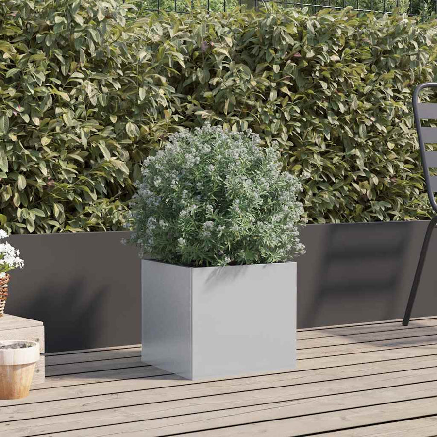 Plantenbak Gegalvaniseerd Staal Zilverkleurig 1